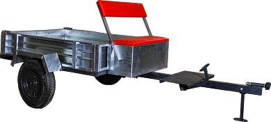 Прицеп для мотоблока (культиватора) ТМ-1700 оцинкованный кузов
