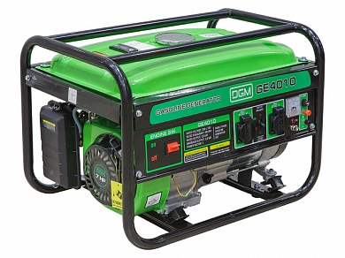 Электростанция (генератор бензиновый) DGM GE4010 (3.0 кВт, 230 В, бак 15.0 л, вес 39 кг)