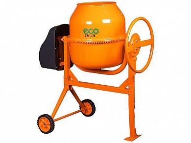Бетоносмеситель ECO CM-126 (125 л, 650 Вт, 220 В, вес 43 кг)