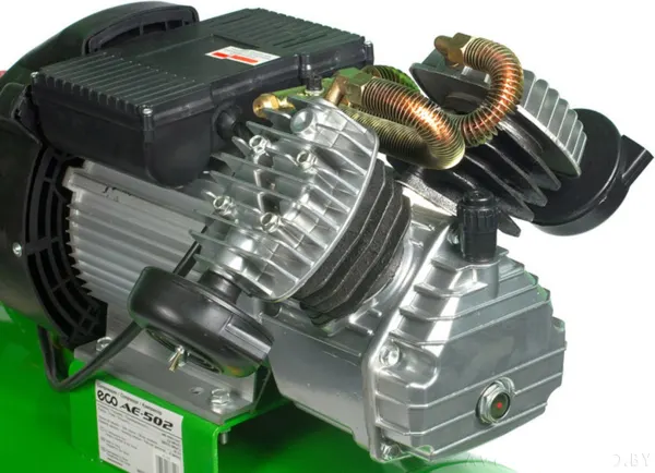 Компрессор ECO AE-502-1 (440 л/мин, 8 атм, коаксиальный, масляный, ресив. 50 л, 220 В, 2.20 кВт) — фото 2